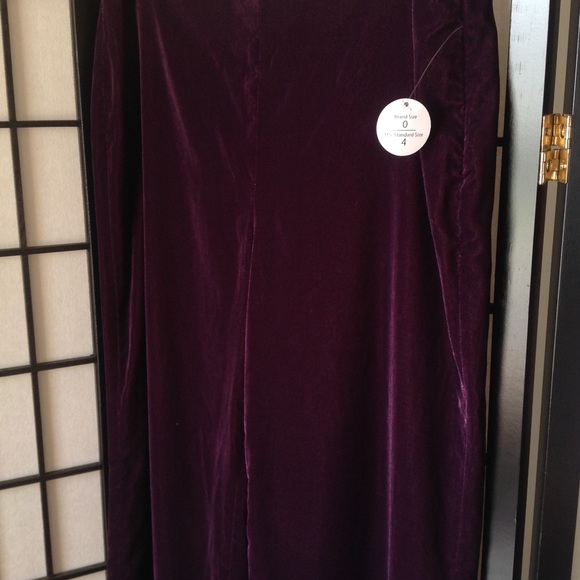 Purple Velvet Pants - Picture 4 of 7